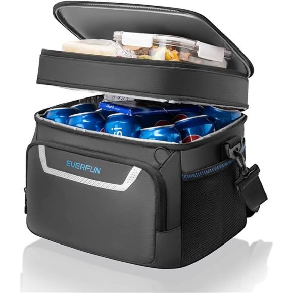 Insulated Cooler Bag for Men Lunch Box 24 Can Collapsible Waterproof